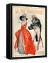 1920s France La Vie Parisienne Magazine Cover-null-Framed Stretched Canvas