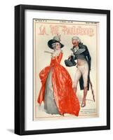 1920s France La Vie Parisienne Magazine Cover-null-Framed Giclee Print