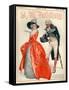 1920s France La Vie Parisienne Magazine Cover-null-Framed Stretched Canvas