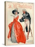 1920s France La Vie Parisienne Magazine Cover-null-Stretched Canvas