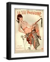 1920s France La Vie Parisienne Magazine Cover-null-Framed Giclee Print