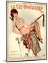 1920s France La Vie Parisienne Magazine Cover-null-Mounted Giclee Print