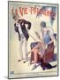 1920s France La Vie Parisienne Magazine Cover-null-Mounted Giclee Print