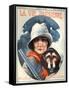 1920s France La Vie Parisienne Magazine Cover-null-Framed Stretched Canvas