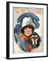 1920s France La Vie Parisienne Magazine Cover-null-Framed Giclee Print