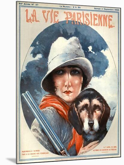 1920s France La Vie Parisienne Magazine Cover-null-Mounted Giclee Print