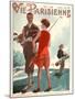 1920s France La Vie Parisienne Magazine Cover-null-Mounted Giclee Print