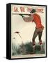 1920s France La Vie Parisienne Magazine Cover-null-Framed Stretched Canvas