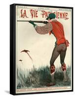 1920s France La Vie Parisienne Magazine Cover-null-Framed Stretched Canvas