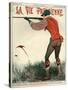 1920s France La Vie Parisienne Magazine Cover-null-Stretched Canvas