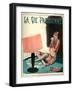 1920s France La Vie Parisienne Magazine Cover-null-Framed Giclee Print