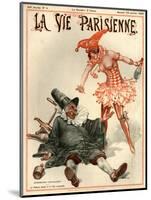 1920s France La Vie Parisienne Magazine Cover-null-Mounted Giclee Print