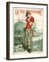 1920s France La Vie Parisienne Magazine Cover-null-Framed Giclee Print