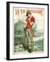 1920s France La Vie Parisienne Magazine Cover-null-Framed Giclee Print