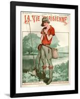 1920s France La Vie Parisienne Magazine Cover-null-Framed Giclee Print