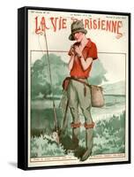 1920s France La Vie Parisienne Magazine Cover-null-Framed Stretched Canvas