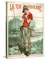 1920s France La Vie Parisienne Magazine Cover-null-Stretched Canvas