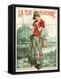 1920s France La Vie Parisienne Magazine Cover-null-Framed Stretched Canvas