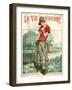 1920s France La Vie Parisienne Magazine Cover-null-Framed Giclee Print