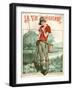 1920s France La Vie Parisienne Magazine Cover-null-Framed Giclee Print