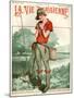 1920s France La Vie Parisienne Magazine Cover-null-Mounted Premium Giclee Print