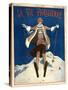 1920s France La Vie Parisienne Magazine Cover-null-Stretched Canvas