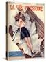 1920s France La Vie Parisienne Magazine Cover-null-Stretched Canvas