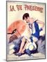 1920s France La Vie Parisienne Magazine Cover-null-Mounted Giclee Print