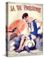 1920s France La Vie Parisienne Magazine Cover-null-Stretched Canvas