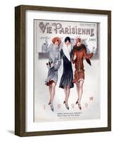 1920s France La Vie Parisienne Magazine Cover-null-Framed Giclee Print