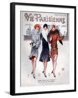 1920s France La Vie Parisienne Magazine Cover-null-Framed Giclee Print