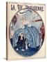 1920s France La Vie Parisienne Magazine Cover-null-Stretched Canvas