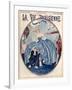 1920s France La Vie Parisienne Magazine Cover-null-Framed Giclee Print