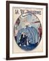 1920s France La Vie Parisienne Magazine Cover-null-Framed Giclee Print