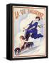 1920s France La Vie Parisienne Magazine Cover-null-Framed Stretched Canvas