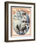 1920s France La Vie Parisienne Magazine Cover-null-Framed Premium Giclee Print