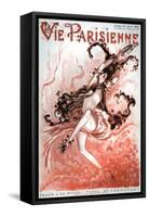 1920s France La Vie Parisienne Magazine Cover-null-Framed Stretched Canvas