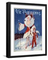 1920s France La Vie Parisienne Magazine Cover-null-Framed Giclee Print