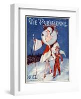 1920s France La Vie Parisienne Magazine Cover-null-Framed Giclee Print