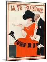 1920s France La Vie Parisienne Magazine Cover-null-Mounted Giclee Print