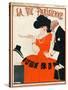 1920s France La Vie Parisienne Magazine Cover-null-Stretched Canvas