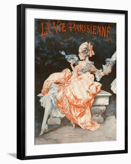 1920s France La Vie Parisienne Magazine Cover-null-Framed Giclee Print