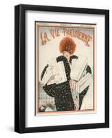 1920s France La Vie Parisienne Magazine Cover-null-Framed Giclee Print