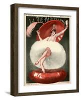 1920s France La Vie Parisienne Magazine Cover-null-Framed Giclee Print