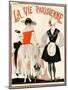 1920s France La Vie Parisienne Magazine Cover-null-Mounted Giclee Print