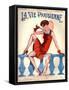 1920s France La Vie Parisienne Magazine Cover-null-Framed Stretched Canvas