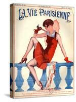 1920s France La Vie Parisienne Magazine Cover-null-Stretched Canvas