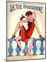 1920s France La Vie Parisienne Magazine Cover-null-Mounted Giclee Print