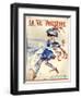 1920s France La Vie Parisienne Magazine Cover-null-Framed Giclee Print