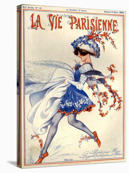 1920s France La Vie Parisienne Magazine Cover-null-Stretched Canvas